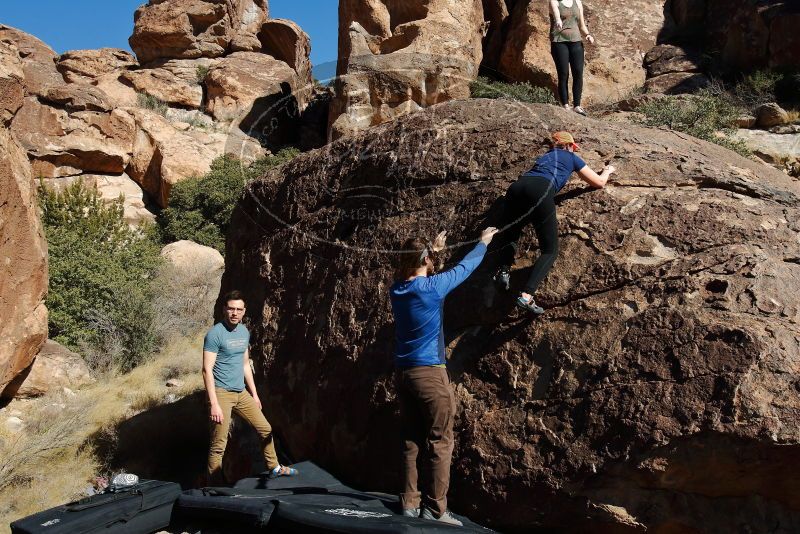 Bouldering in Hueco Tanks on 01/26/2020 with Blue Lizard Climbing and Yoga

Filename: SRM_20200126_1427200.jpg
Aperture: f/8.0
Shutter Speed: 1/400
Body: Canon EOS-1D Mark II
Lens: Canon EF 16-35mm f/2.8 L