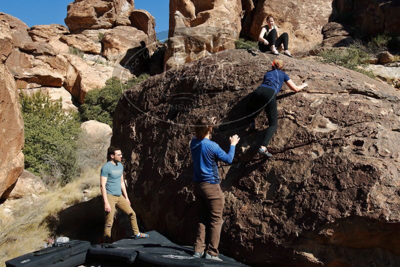 Bouldering in Hueco Tanks on 01/26/2020 with Blue Lizard Climbing and Yoga

Filename: SRM_20200126_1427300.jpg
Aperture: f/8.0
Shutter Speed: 1/400
Body: Canon EOS-1D Mark II
Lens: Canon EF 16-35mm f/2.8 L