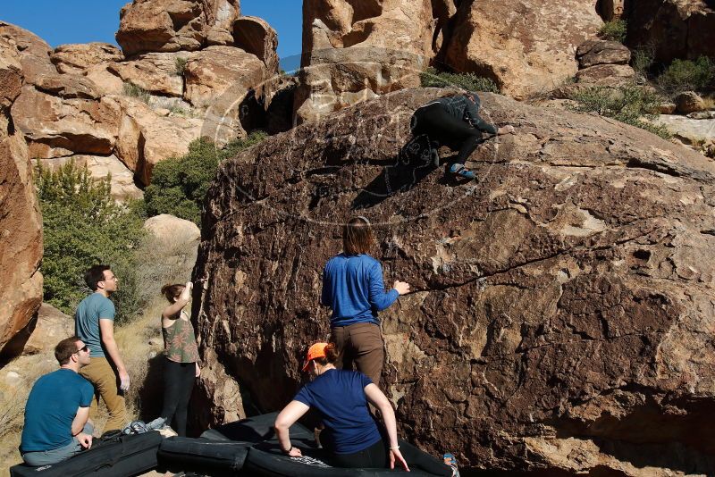 Bouldering in Hueco Tanks on 01/26/2020 with Blue Lizard Climbing and Yoga

Filename: SRM_20200126_1511320.jpg
Aperture: f/9.0
Shutter Speed: 1/400
Body: Canon EOS-1D Mark II
Lens: Canon EF 16-35mm f/2.8 L