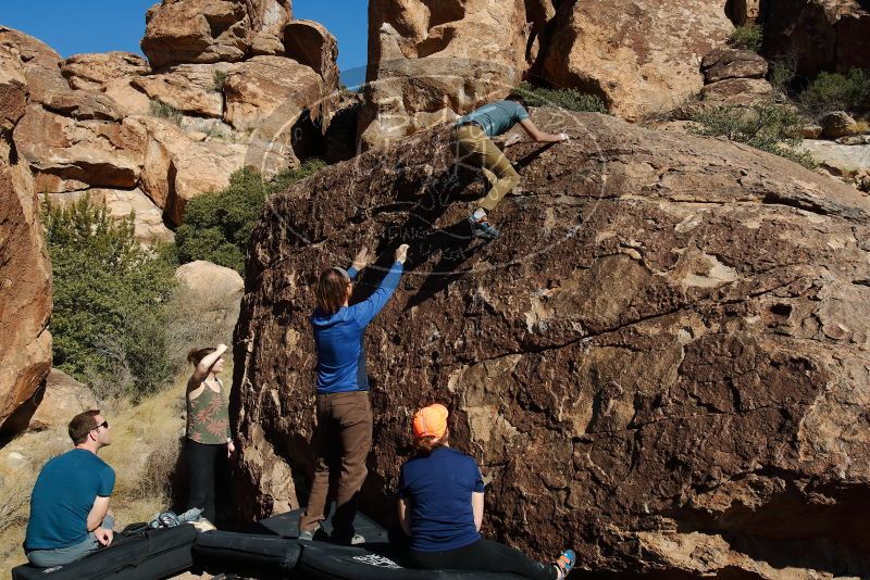 Bouldering in Hueco Tanks on 01/26/2020 with Blue Lizard Climbing and Yoga

Filename: SRM_20200126_1512160.jpg
Aperture: f/9.0
Shutter Speed: 1/400
Body: Canon EOS-1D Mark II
Lens: Canon EF 16-35mm f/2.8 L