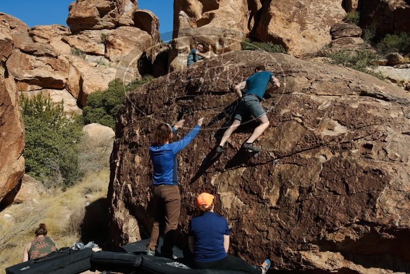 Bouldering in Hueco Tanks on 01/26/2020 with Blue Lizard Climbing and Yoga

Filename: SRM_20200126_1513270.jpg
Aperture: f/9.0
Shutter Speed: 1/400
Body: Canon EOS-1D Mark II
Lens: Canon EF 16-35mm f/2.8 L