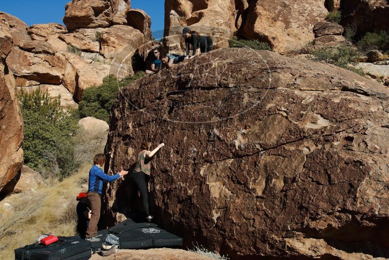 Bouldering in Hueco Tanks on 01/26/2020 with Blue Lizard Climbing and Yoga

Filename: SRM_20200126_1517540.jpg
Aperture: f/9.0
Shutter Speed: 1/400
Body: Canon EOS-1D Mark II
Lens: Canon EF 16-35mm f/2.8 L