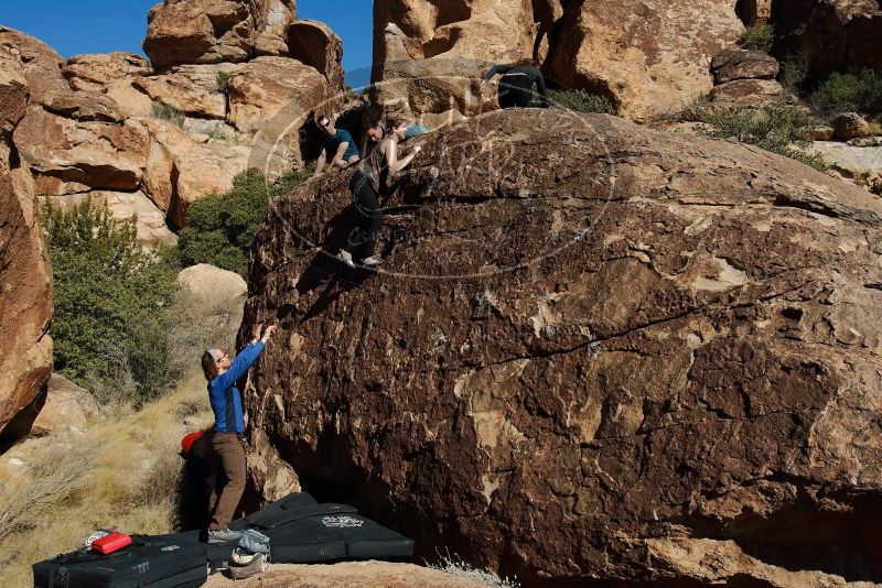 Bouldering in Hueco Tanks on 01/26/2020 with Blue Lizard Climbing and Yoga

Filename: SRM_20200126_1519080.jpg
Aperture: f/9.0
Shutter Speed: 1/400
Body: Canon EOS-1D Mark II
Lens: Canon EF 16-35mm f/2.8 L