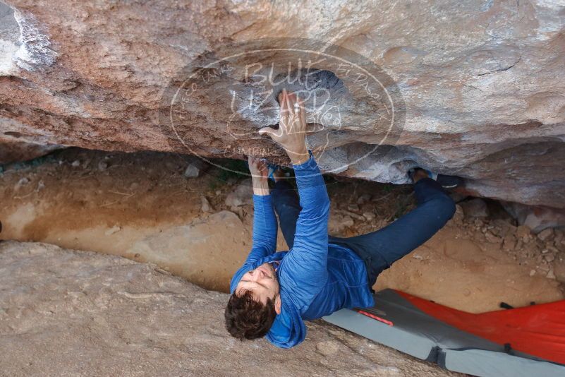 Bouldering in Hueco Tanks on 01/27/2020 with Blue Lizard Climbing and Yoga

Filename: SRM_20200127_1057510.jpg
Aperture: f/4.5
Shutter Speed: 1/250
Body: Canon EOS-1D Mark II
Lens: Canon EF 16-35mm f/2.8 L