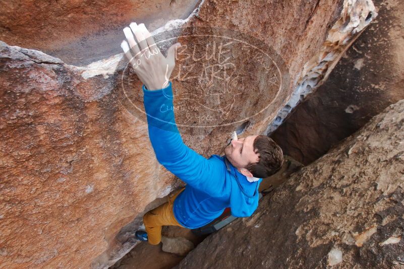 Bouldering in Hueco Tanks on 01/27/2020 with Blue Lizard Climbing and Yoga

Filename: SRM_20200127_1106261.jpg
Aperture: f/6.3
Shutter Speed: 1/250
Body: Canon EOS-1D Mark II
Lens: Canon EF 16-35mm f/2.8 L