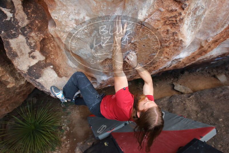 Bouldering in Hueco Tanks on 01/27/2020 with Blue Lizard Climbing and Yoga

Filename: SRM_20200127_1107330.jpg
Aperture: f/5.6
Shutter Speed: 1/250
Body: Canon EOS-1D Mark II
Lens: Canon EF 16-35mm f/2.8 L