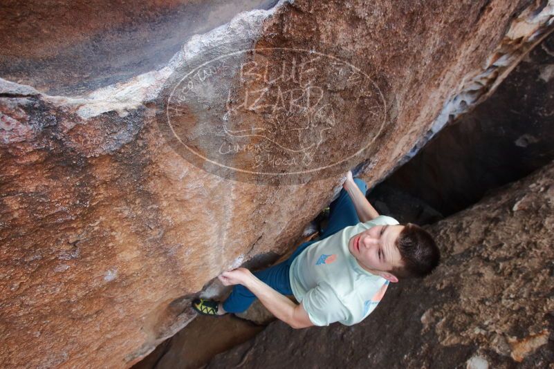 Bouldering in Hueco Tanks on 01/27/2020 with Blue Lizard Climbing and Yoga

Filename: SRM_20200127_1110550.jpg
Aperture: f/6.3
Shutter Speed: 1/250
Body: Canon EOS-1D Mark II
Lens: Canon EF 16-35mm f/2.8 L