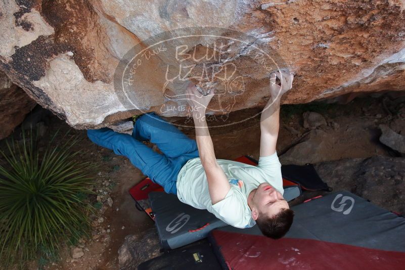 Bouldering in Hueco Tanks on 01/27/2020 with Blue Lizard Climbing and Yoga

Filename: SRM_20200127_1114340.jpg
Aperture: f/6.3
Shutter Speed: 1/250
Body: Canon EOS-1D Mark II
Lens: Canon EF 16-35mm f/2.8 L