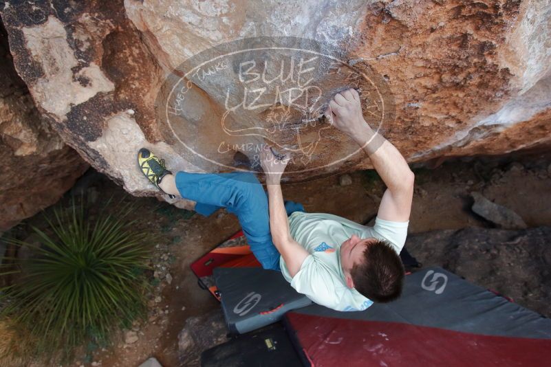 Bouldering in Hueco Tanks on 01/27/2020 with Blue Lizard Climbing and Yoga

Filename: SRM_20200127_1114420.jpg
Aperture: f/6.3
Shutter Speed: 1/250
Body: Canon EOS-1D Mark II
Lens: Canon EF 16-35mm f/2.8 L