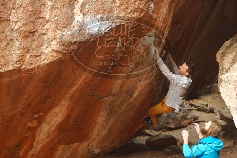 Bouldering in Hueco Tanks on 01/27/2020 with Blue Lizard Climbing and Yoga

Filename: SRM_20200127_1135291.jpg
Aperture: f/4.0
Shutter Speed: 1/320
Body: Canon EOS-1D Mark II
Lens: Canon EF 50mm f/1.8 II