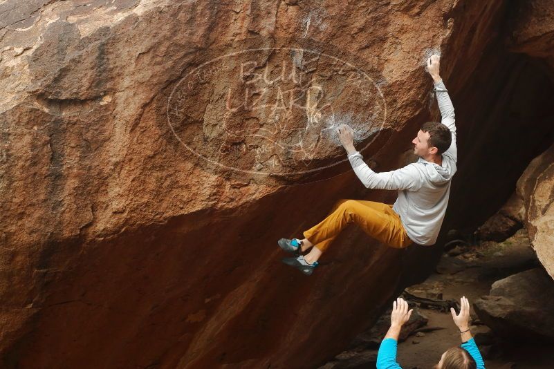 Bouldering in Hueco Tanks on 01/27/2020 with Blue Lizard Climbing and Yoga

Filename: SRM_20200127_1136010.jpg
Aperture: f/6.3
Shutter Speed: 1/320
Body: Canon EOS-1D Mark II
Lens: Canon EF 50mm f/1.8 II