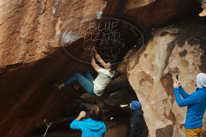 Bouldering in Hueco Tanks on 01/27/2020 with Blue Lizard Climbing and Yoga

Filename: SRM_20200127_1144450.jpg
Aperture: f/5.6
Shutter Speed: 1/320
Body: Canon EOS-1D Mark II
Lens: Canon EF 50mm f/1.8 II