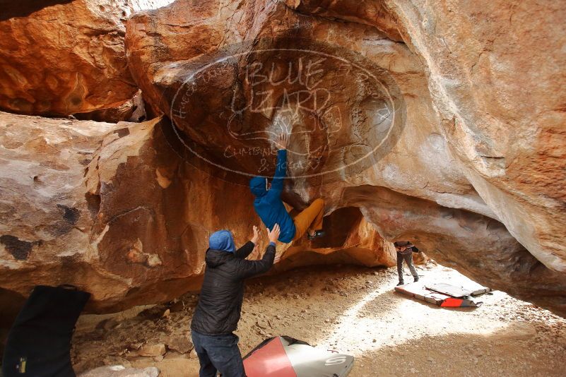 Bouldering in Hueco Tanks on 01/27/2020 with Blue Lizard Climbing and Yoga

Filename: SRM_20200127_1200280.jpg
Aperture: f/4.0
Shutter Speed: 1/250
Body: Canon EOS-1D Mark II
Lens: Canon EF 16-35mm f/2.8 L