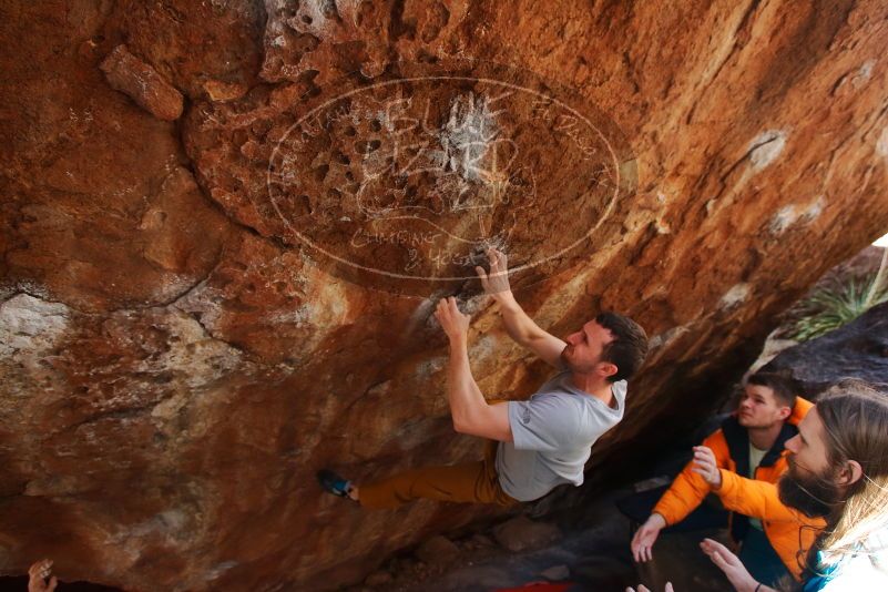 Bouldering in Hueco Tanks on 01/27/2020 with Blue Lizard Climbing and Yoga

Filename: SRM_20200127_1331081.jpg
Aperture: f/5.0
Shutter Speed: 1/320
Body: Canon EOS-1D Mark II
Lens: Canon EF 16-35mm f/2.8 L