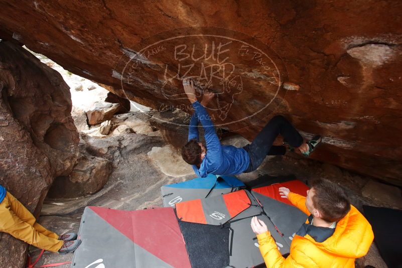 Bouldering in Hueco Tanks on 01/27/2020 with Blue Lizard Climbing and Yoga

Filename: SRM_20200127_1434150.jpg
Aperture: f/5.0
Shutter Speed: 1/250
Body: Canon EOS-1D Mark II
Lens: Canon EF 16-35mm f/2.8 L