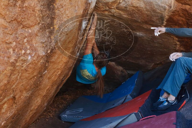 Bouldering in Hueco Tanks on 01/29/2020 with Blue Lizard Climbing and Yoga

Filename: SRM_20200129_1254270.jpg
Aperture: f/4.0
Shutter Speed: 1/250
Body: Canon EOS-1D Mark II
Lens: Canon EF 50mm f/1.8 II