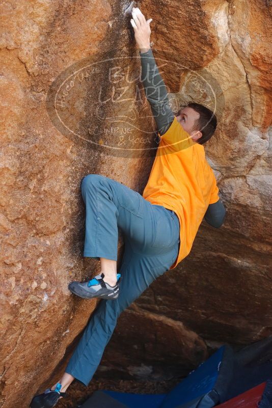 Bouldering in Hueco Tanks on 01/29/2020 with Blue Lizard Climbing and Yoga

Filename: SRM_20200129_1256140.jpg
Aperture: f/4.0
Shutter Speed: 1/250
Body: Canon EOS-1D Mark II
Lens: Canon EF 50mm f/1.8 II