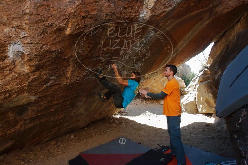 Bouldering in Hueco Tanks on 01/29/2020 with Blue Lizard Climbing and Yoga

Filename: SRM_20200129_1325560.jpg
Aperture: f/6.3
Shutter Speed: 1/250
Body: Canon EOS-1D Mark II
Lens: Canon EF 16-35mm f/2.8 L