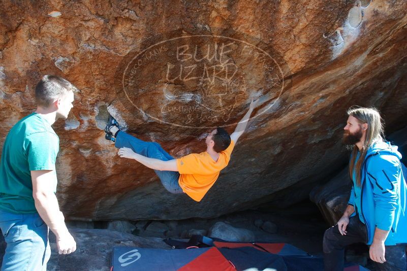 Bouldering in Hueco Tanks on 01/29/2020 with Blue Lizard Climbing and Yoga

Filename: SRM_20200129_1508530.jpg
Aperture: f/6.3
Shutter Speed: 1/320
Body: Canon EOS-1D Mark II
Lens: Canon EF 16-35mm f/2.8 L