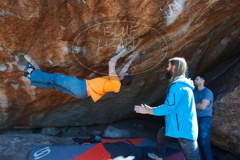 Bouldering in Hueco Tanks on 01/29/2020 with Blue Lizard Climbing and Yoga

Filename: SRM_20200129_1508590.jpg
Aperture: f/6.3
Shutter Speed: 1/320
Body: Canon EOS-1D Mark II
Lens: Canon EF 16-35mm f/2.8 L