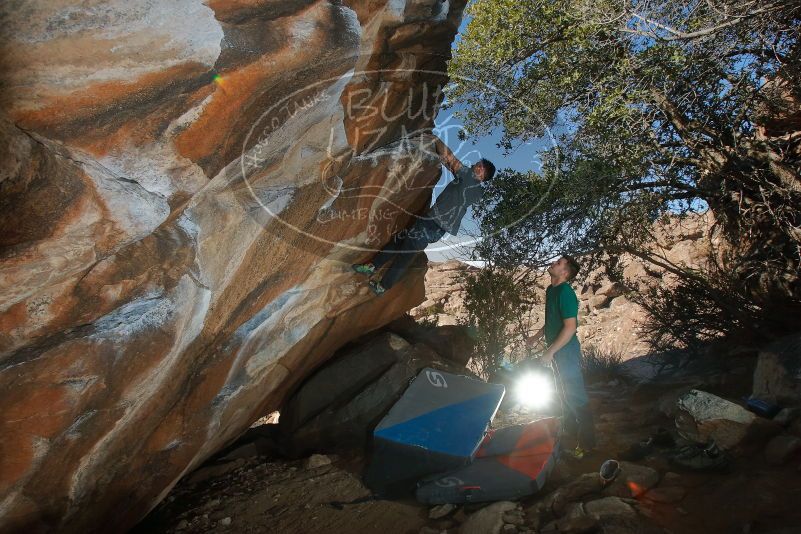 Bouldering in Hueco Tanks on 01/29/2020 with Blue Lizard Climbing and Yoga

Filename: SRM_20200129_1549570.jpg
Aperture: f/8.0
Shutter Speed: 1/250
Body: Canon EOS-1D Mark II
Lens: Canon EF 16-35mm f/2.8 L