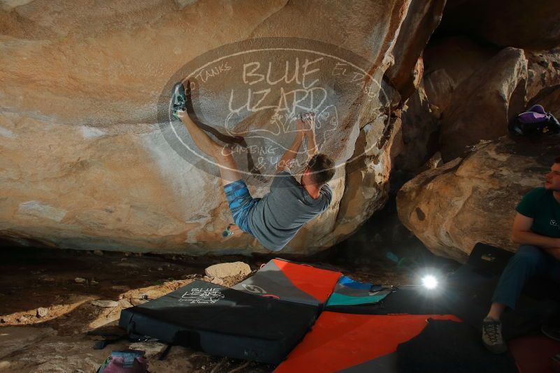 Bouldering in Hueco Tanks on 01/29/2020 with Blue Lizard Climbing and Yoga

Filename: SRM_20200129_1643120.jpg
Aperture: f/8.0
Shutter Speed: 1/250
Body: Canon EOS-1D Mark II
Lens: Canon EF 16-35mm f/2.8 L