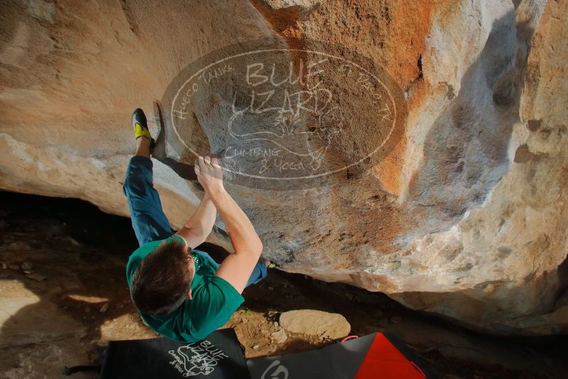 Bouldering in Hueco Tanks on 01/29/2020 with Blue Lizard Climbing and Yoga

Filename: SRM_20200129_1648310.jpg
Aperture: f/8.0
Shutter Speed: 1/250
Body: Canon EOS-1D Mark II
Lens: Canon EF 16-35mm f/2.8 L