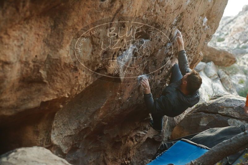 Bouldering in Hueco Tanks on 01/29/2020 with Blue Lizard Climbing and Yoga

Filename: SRM_20200129_1818010.jpg
Aperture: f/3.2
Shutter Speed: 1/250
Body: Canon EOS-1D Mark II
Lens: Canon EF 50mm f/1.8 II