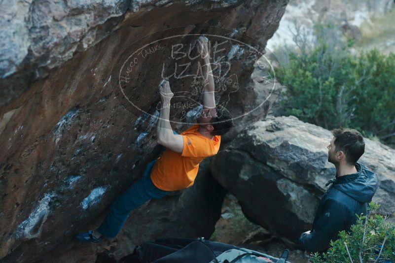 Bouldering in Hueco Tanks on 01/29/2020 with Blue Lizard Climbing and Yoga

Filename: SRM_20200129_1829560.jpg
Aperture: f/3.2
Shutter Speed: 1/250
Body: Canon EOS-1D Mark II
Lens: Canon EF 50mm f/1.8 II