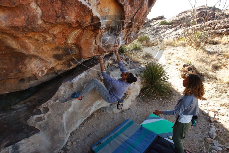 Bouldering in Hueco Tanks on 02/01/2020 with Blue Lizard Climbing and Yoga

Filename: SRM_20200201_1116210.jpg
Aperture: f/6.3
Shutter Speed: 1/250
Body: Canon EOS-1D Mark II
Lens: Canon EF 16-35mm f/2.8 L