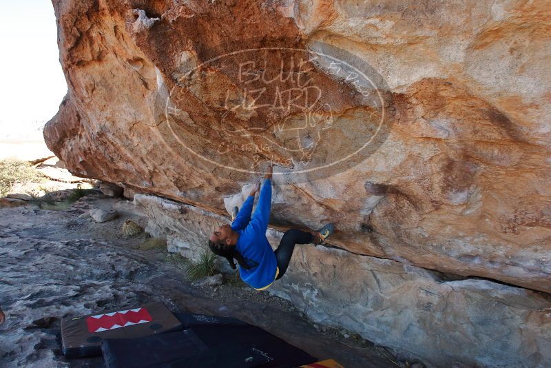 Bouldering in Hueco Tanks on 02/01/2020 with Blue Lizard Climbing and Yoga

Filename: SRM_20200201_1125100.jpg
Aperture: f/7.1
Shutter Speed: 1/250
Body: Canon EOS-1D Mark II
Lens: Canon EF 16-35mm f/2.8 L