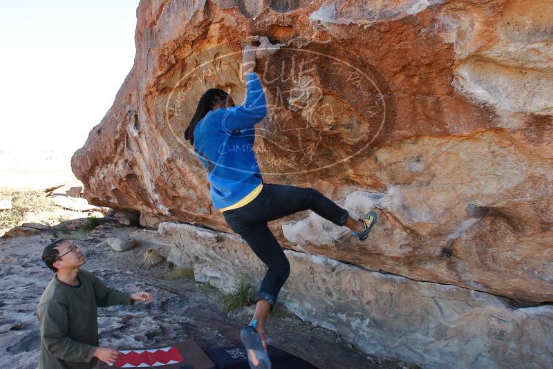 Bouldering in Hueco Tanks on 02/01/2020 with Blue Lizard Climbing and Yoga

Filename: SRM_20200201_1125210.jpg
Aperture: f/7.1
Shutter Speed: 1/250
Body: Canon EOS-1D Mark II
Lens: Canon EF 16-35mm f/2.8 L