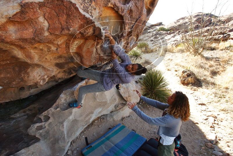 Bouldering in Hueco Tanks on 02/01/2020 with Blue Lizard Climbing and Yoga

Filename: SRM_20200201_1129510.jpg
Aperture: f/6.3
Shutter Speed: 1/250
Body: Canon EOS-1D Mark II
Lens: Canon EF 16-35mm f/2.8 L