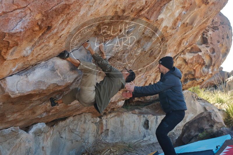 Bouldering in Hueco Tanks on 02/01/2020 with Blue Lizard Climbing and Yoga

Filename: SRM_20200201_1157330.jpg
Aperture: f/4.5
Shutter Speed: 1/250
Body: Canon EOS-1D Mark II
Lens: Canon EF 50mm f/1.8 II