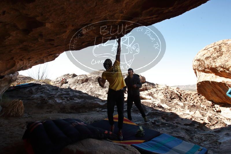 Bouldering in Hueco Tanks on 02/01/2020 with Blue Lizard Climbing and Yoga

Filename: SRM_20200201_1229230.jpg
Aperture: f/9.0
Shutter Speed: 1/250
Body: Canon EOS-1D Mark II
Lens: Canon EF 16-35mm f/2.8 L