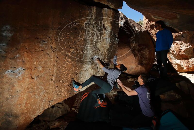 Bouldering in Hueco Tanks on 02/01/2020 with Blue Lizard Climbing and Yoga

Filename: SRM_20200201_1339260.jpg
Aperture: f/8.0
Shutter Speed: 1/250
Body: Canon EOS-1D Mark II
Lens: Canon EF 16-35mm f/2.8 L