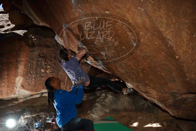 Bouldering in Hueco Tanks on 02/01/2020 with Blue Lizard Climbing and Yoga

Filename: SRM_20200201_1408400.jpg
Aperture: f/8.0
Shutter Speed: 1/250
Body: Canon EOS-1D Mark II
Lens: Canon EF 16-35mm f/2.8 L