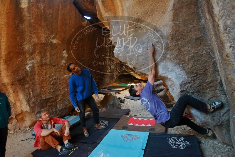 Bouldering in Hueco Tanks on 02/01/2020 with Blue Lizard Climbing and Yoga

Filename: SRM_20200201_1430380.jpg
Aperture: f/3.5
Shutter Speed: 1/250
Body: Canon EOS-1D Mark II
Lens: Canon EF 16-35mm f/2.8 L