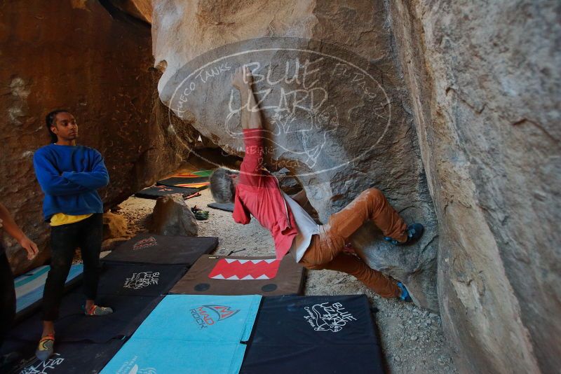 Bouldering in Hueco Tanks on 02/01/2020 with Blue Lizard Climbing and Yoga

Filename: SRM_20200201_1431490.jpg
Aperture: f/3.5
Shutter Speed: 1/250
Body: Canon EOS-1D Mark II
Lens: Canon EF 16-35mm f/2.8 L