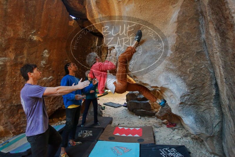 Bouldering in Hueco Tanks on 02/01/2020 with Blue Lizard Climbing and Yoga

Filename: SRM_20200201_1432010.jpg
Aperture: f/3.5
Shutter Speed: 1/250
Body: Canon EOS-1D Mark II
Lens: Canon EF 16-35mm f/2.8 L