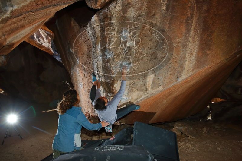 Bouldering in Hueco Tanks on 02/01/2020 with Blue Lizard Climbing and Yoga

Filename: SRM_20200201_1510280.jpg
Aperture: f/8.0
Shutter Speed: 1/250
Body: Canon EOS-1D Mark II
Lens: Canon EF 16-35mm f/2.8 L