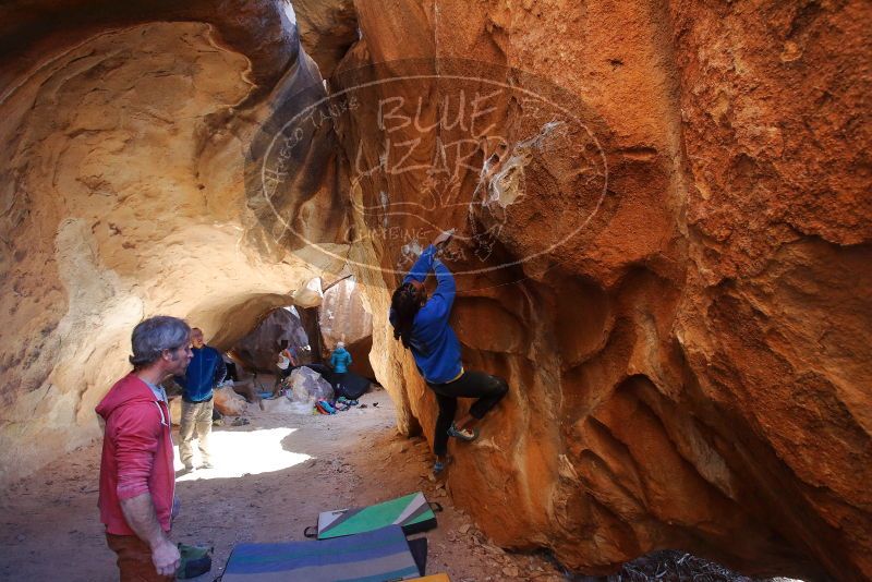 Bouldering in Hueco Tanks on 02/01/2020 with Blue Lizard Climbing and Yoga

Filename: SRM_20200201_1515490.jpg
Aperture: f/5.0
Shutter Speed: 1/250
Body: Canon EOS-1D Mark II
Lens: Canon EF 16-35mm f/2.8 L