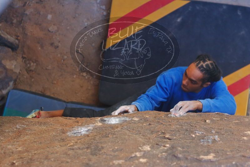 Bouldering in Hueco Tanks on 02/01/2020 with Blue Lizard Climbing and Yoga

Filename: SRM_20200201_1548250.jpg
Aperture: f/3.5
Shutter Speed: 1/320
Body: Canon EOS-1D Mark II
Lens: Canon EF 50mm f/1.8 II