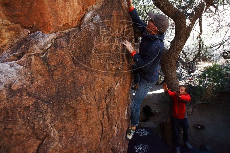 Bouldering in Hueco Tanks on 02/08/2020 with Blue Lizard Climbing and Yoga

Filename: SRM_20200208_1117200.jpg
Aperture: f/7.1
Shutter Speed: 1/250
Body: Canon EOS-1D Mark II
Lens: Canon EF 16-35mm f/2.8 L