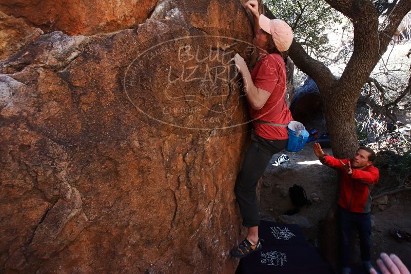 Bouldering in Hueco Tanks on 02/08/2020 with Blue Lizard Climbing and Yoga

Filename: SRM_20200208_1119090.jpg
Aperture: f/7.1
Shutter Speed: 1/250
Body: Canon EOS-1D Mark II
Lens: Canon EF 16-35mm f/2.8 L