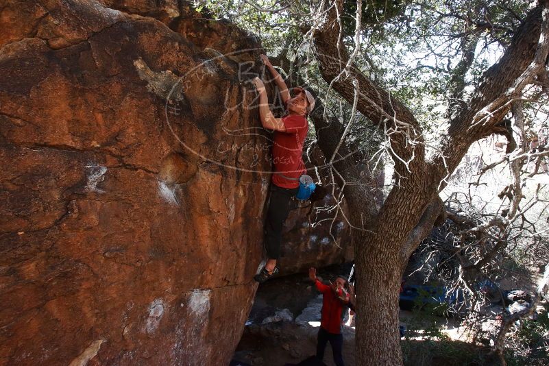 Bouldering in Hueco Tanks on 02/08/2020 with Blue Lizard Climbing and Yoga

Filename: SRM_20200208_1126040.jpg
Aperture: f/8.0
Shutter Speed: 1/250
Body: Canon EOS-1D Mark II
Lens: Canon EF 16-35mm f/2.8 L