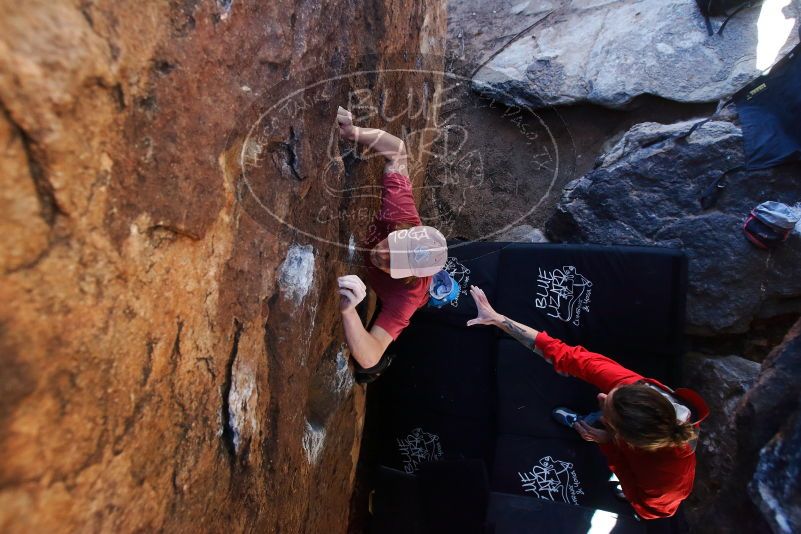 Bouldering in Hueco Tanks on 02/08/2020 with Blue Lizard Climbing and Yoga

Filename: SRM_20200208_1133570.jpg
Aperture: f/4.5
Shutter Speed: 1/250
Body: Canon EOS-1D Mark II
Lens: Canon EF 16-35mm f/2.8 L