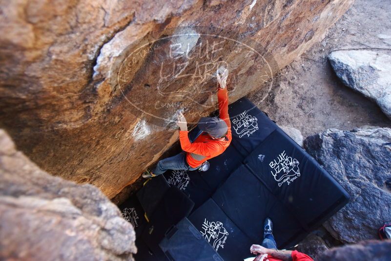 Bouldering in Hueco Tanks on 02/08/2020 with Blue Lizard Climbing and Yoga

Filename: SRM_20200208_1139390.jpg
Aperture: f/2.8
Shutter Speed: 1/160
Body: Canon EOS-1D Mark II
Lens: Canon EF 16-35mm f/2.8 L