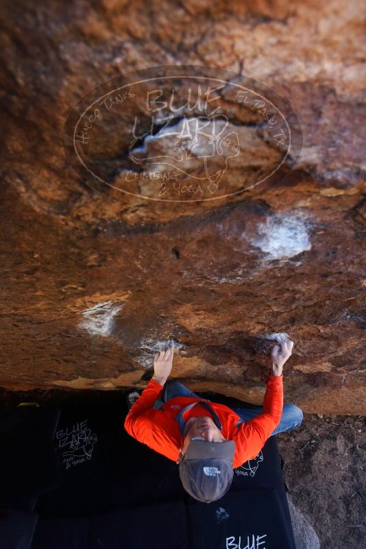 Bouldering in Hueco Tanks on 02/08/2020 with Blue Lizard Climbing and Yoga

Filename: SRM_20200208_1143250.jpg
Aperture: f/3.2
Shutter Speed: 1/250
Body: Canon EOS-1D Mark II
Lens: Canon EF 16-35mm f/2.8 L