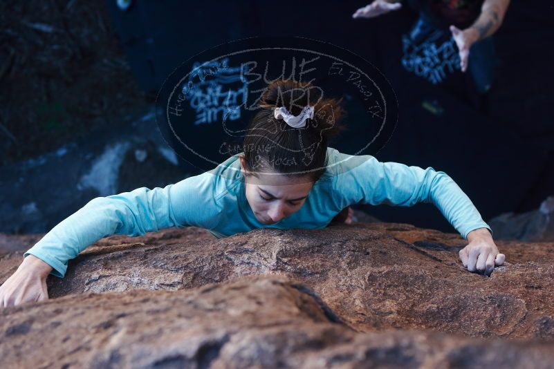 Bouldering in Hueco Tanks on 02/08/2020 with Blue Lizard Climbing and Yoga

Filename: SRM_20200208_1247580.jpg
Aperture: f/4.0
Shutter Speed: 1/250
Body: Canon EOS-1D Mark II
Lens: Canon EF 50mm f/1.8 II